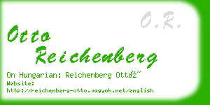 otto reichenberg business card